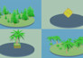 low poly 3d models for games, the web, and animation